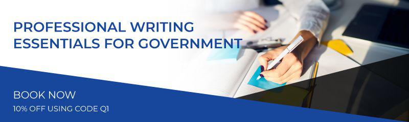 Professional Writing Skills For Government